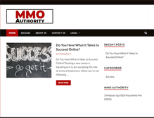 Tablet Screenshot of mmoauthority.com
